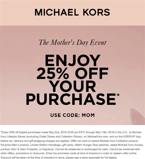 kors promo code|current michael kors promo code.